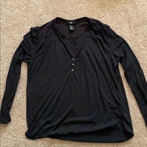 B&M black blouse